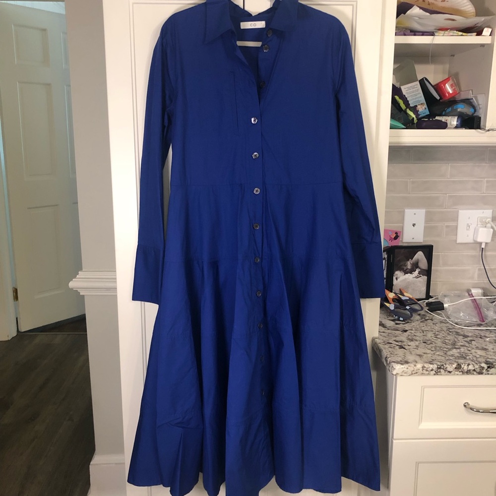 CO Royal Blue NWOT Long Sleeve Dress